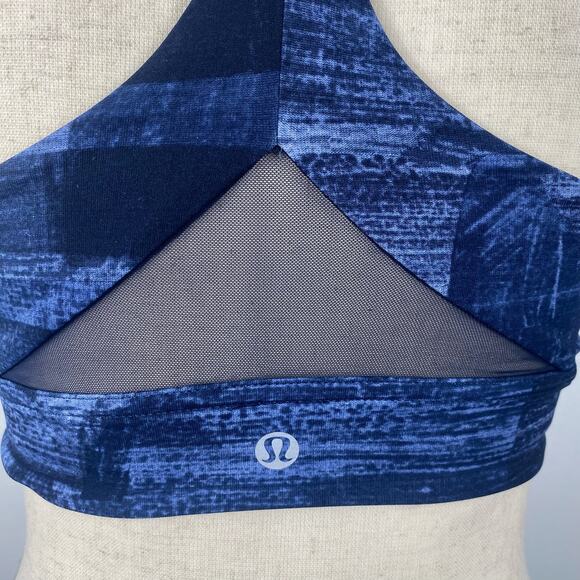 Lululemon Train Times Sports Bra Transition Multi Midnight Navy Womens Size 6 - Picture 6 of 9